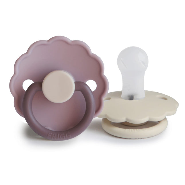 Tetina Frigg Tamaño 1 Daisy Bloom Lav.Haze/Crema Silicona 2-Pack