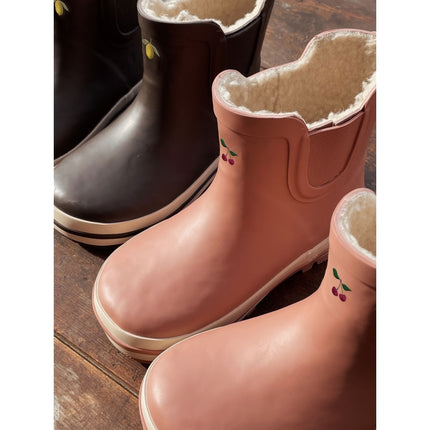 Konges Slojd Botas de lluvia Cherry Lowcameo Marrón