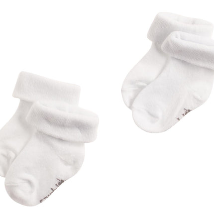 Pack de 2 calcetines Noppies para bebé Beef White