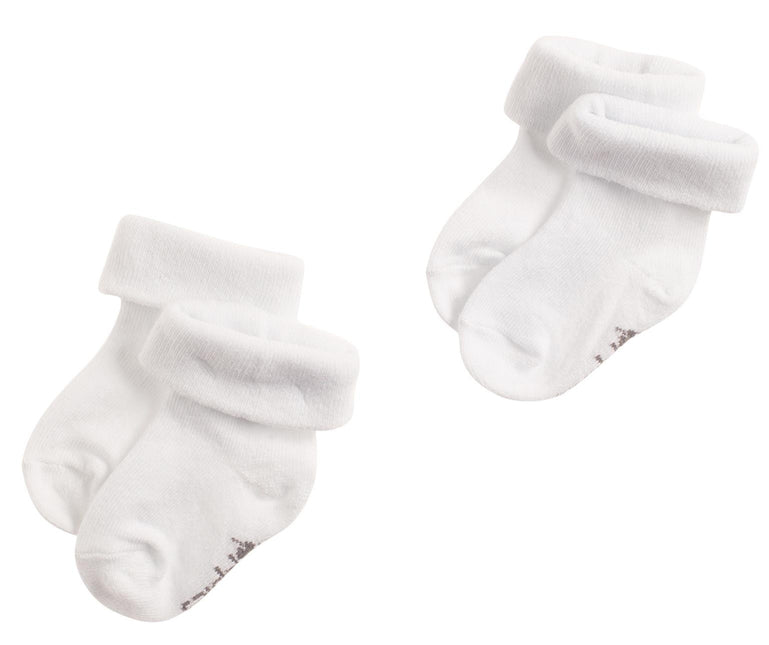 Pack de 2 calcetines Noppies para bebé Beef White