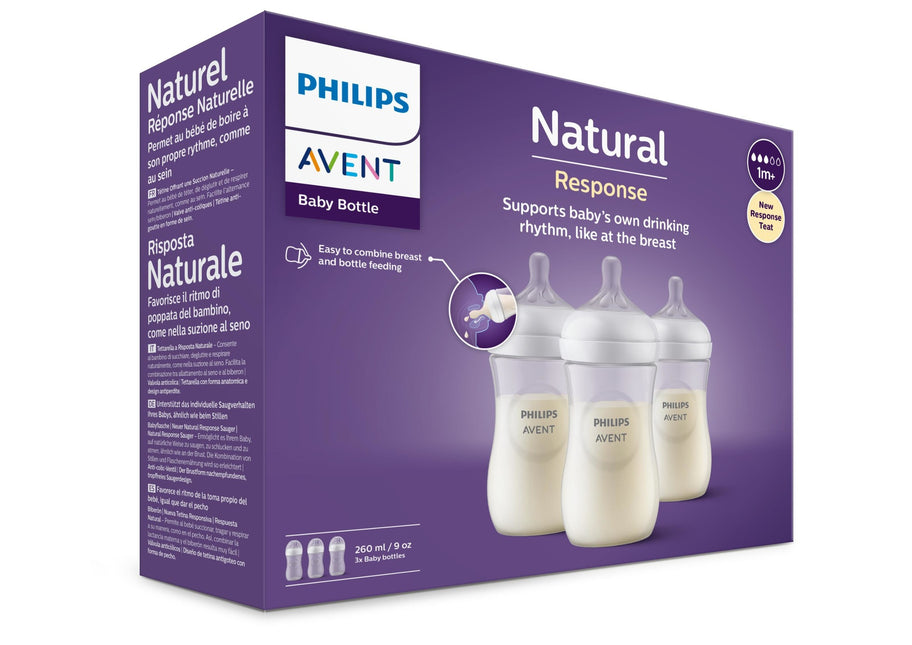 Biberón Philips Avent 3.0 Natural 260ml 3pcs