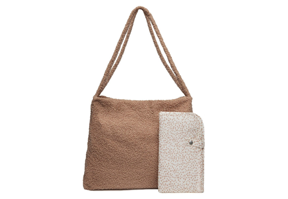 Bolsa para pañales Jollein Shopper Boucle Biscuit