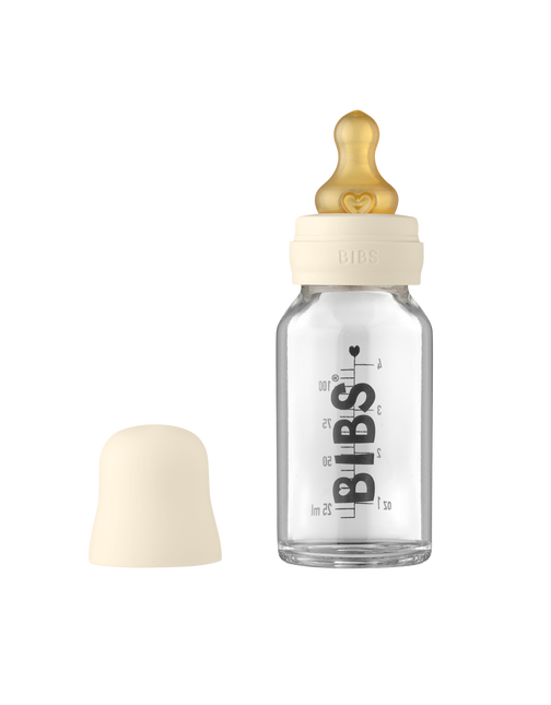 BIBS Biberón Cristal 110ml Marfil