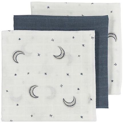 Paño hidrófilo Meyco Luna 3-Pack Índigo 70X70cm