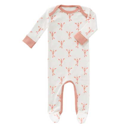 Fresk Pijama Bebé Con Pie Langosta Rosa Coral