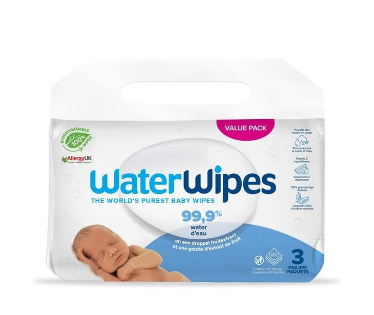 Toallitas WaterWipes 180 St 3x60 St