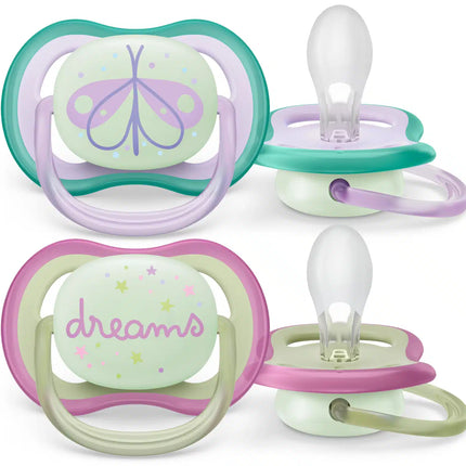 Philips Avent Chupete +0 Meses Air Night Firefly/Dream