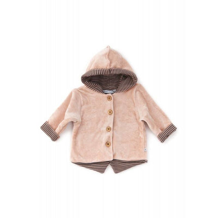 Bamboom Chaqueta de bebé con capucha Terciopelo Rosa