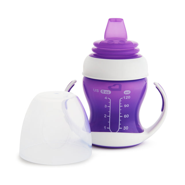 Vaso infantil Munchkin Transición Suave Morado