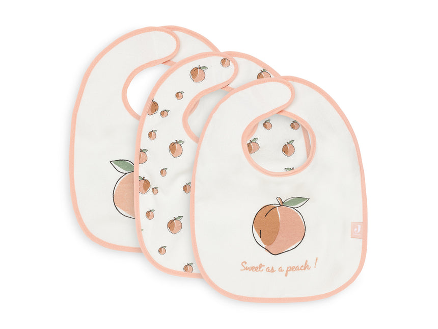 Babero de rizo Jollein Peach 3pcs