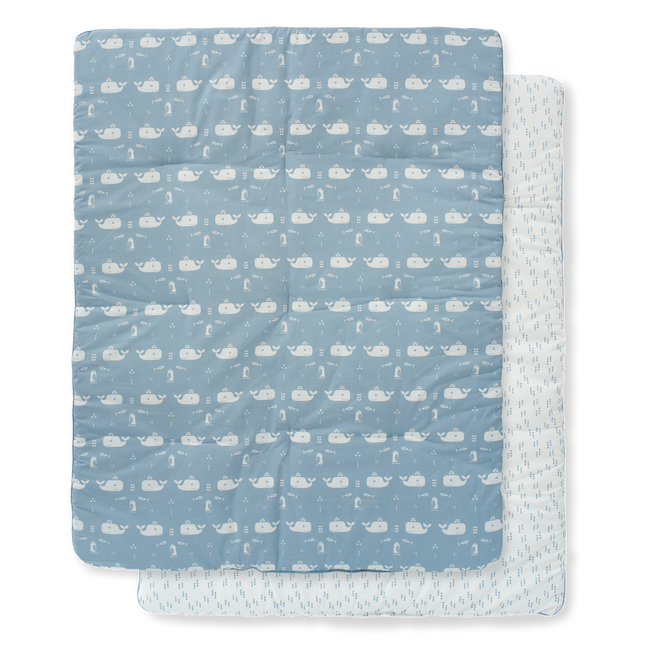 Fresk Boxcloth Ballena Azul Niebla 77x97cm