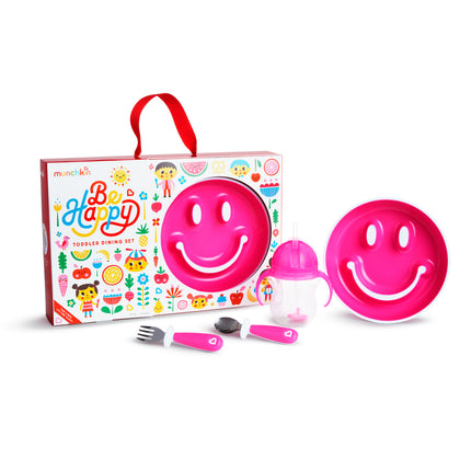 Set de regalo Munchkin Be Happy rosa