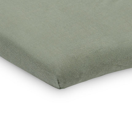 Jollein Sábana Ajustable Jersey Box Colchón Verde Ceniza 75x95cm 2pcs