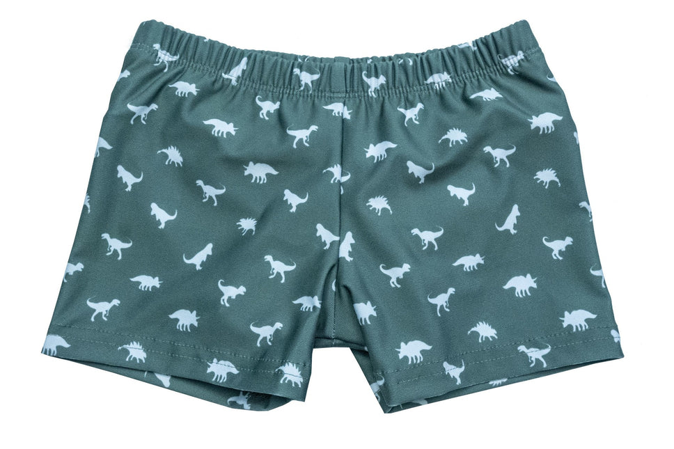 Slipstop Pantalones de baño Niño Dino Verde