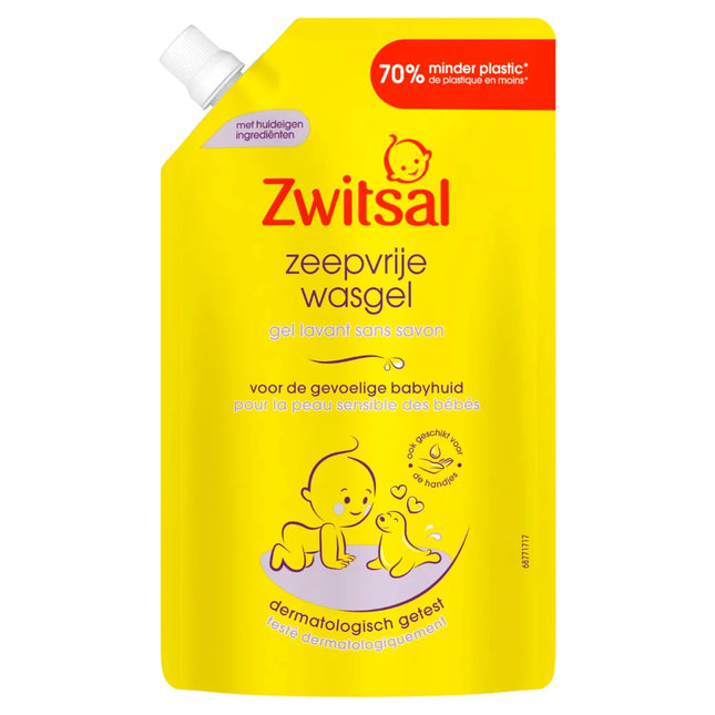 Envase de recambio de espuma de baño sin jabón Zwitsal 500 ml