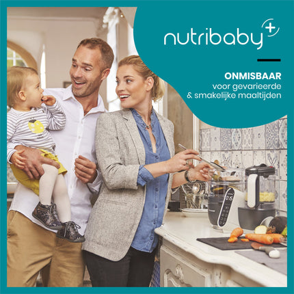 Babymoov Robot de cocina Nutribaby (+) Gris Industrial