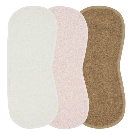 Hombros de tela Meyco Modelo 3St Basic Terry Offwhite/Soft Pink/Toffee