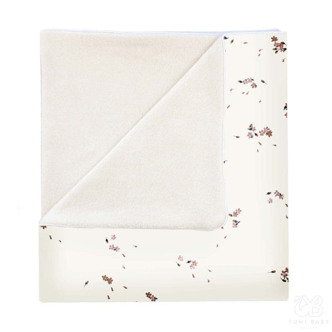 Yumi Manta de cuna para bebé Flor de cerezo 75x100cm