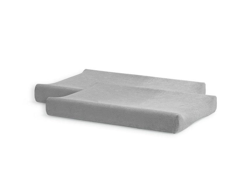 Jollein Funda cambiador Terry Soft Gris 50x70m 2pcs