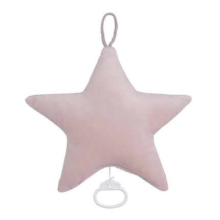 Colgante de música Baby's Only Star Sparkle Plata Rosa