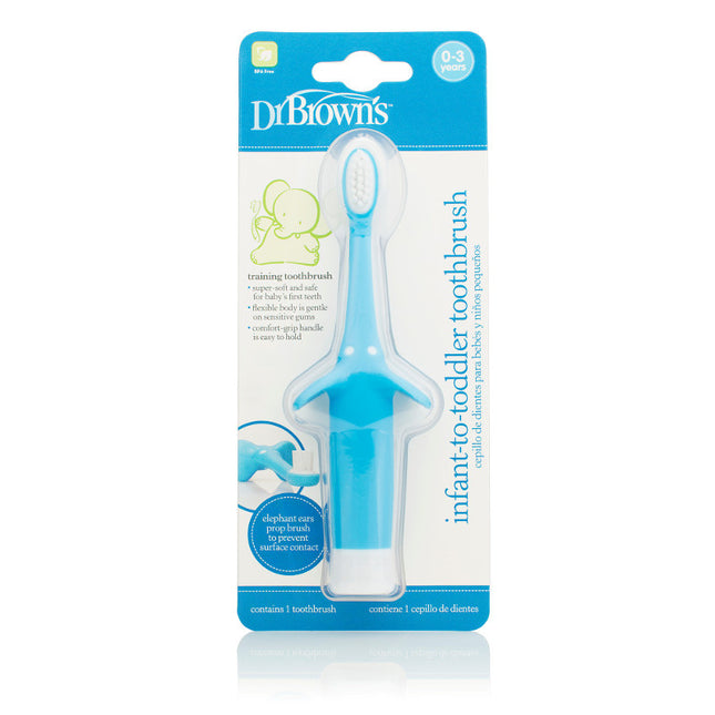 Dr. Cepillo de dientes azul Brown