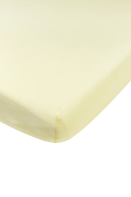 Meyco Sábana Ajustable Jersey 40X80/90 Suave Amarillo