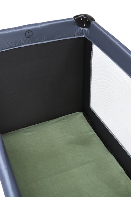 Meyco Funda de Colchón Jersey Campingbed Deluxe 60X120 Verde Bosque