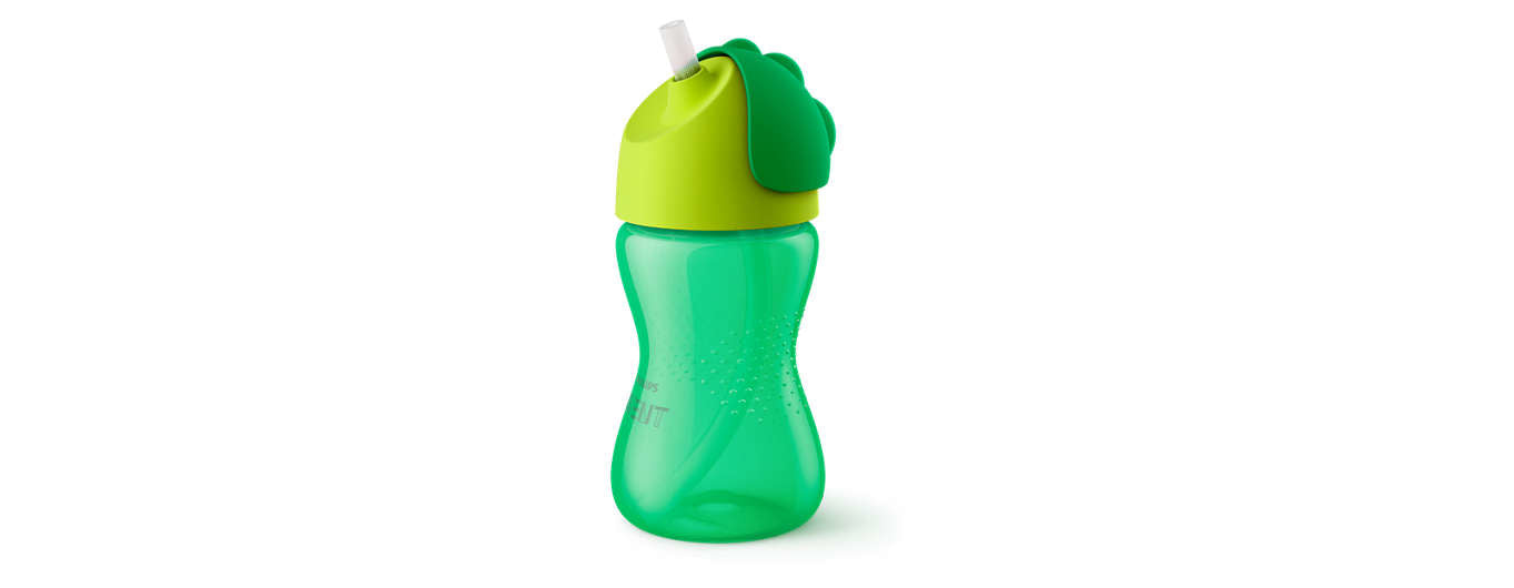 Philips Avent Vaso con pajitas 300 ml 12 m+ Verde