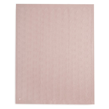 Manta de cuna Jollein Shell Knit Wild Rose 75x100cm