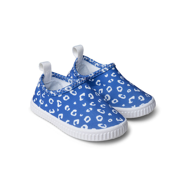 Swim Essentials Zapatillas de Agua Antideslizantes Azul Leopardo Lycra