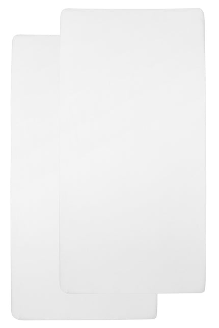 Meyco Sábana Ajustable Jersey 2St 50X90 Blanco