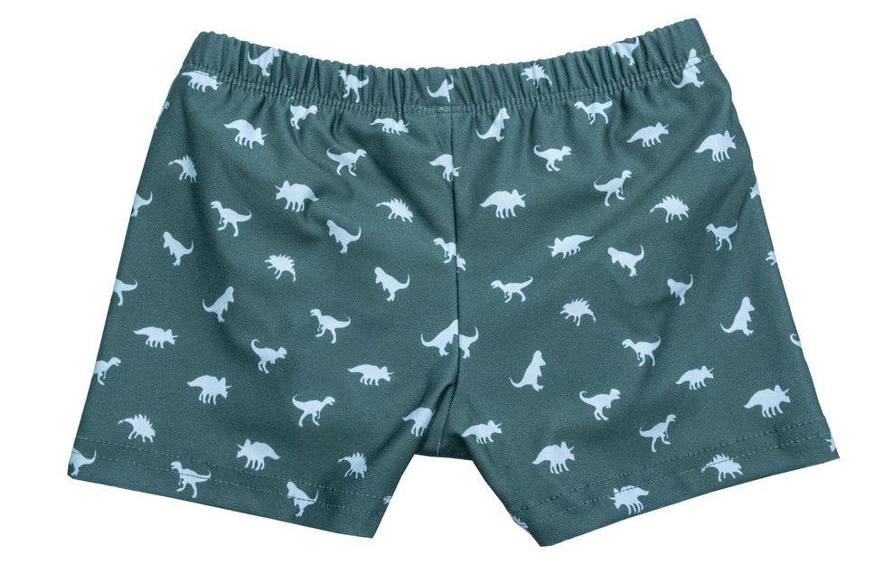 Slipstop Pantalones de baño Niño Dino Verde