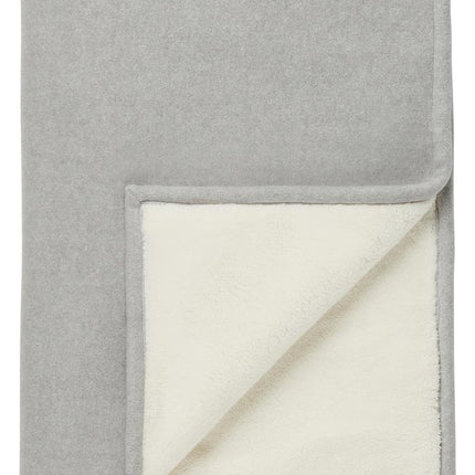 Noppies Manta de cuna Polar Reversible Gris Melange