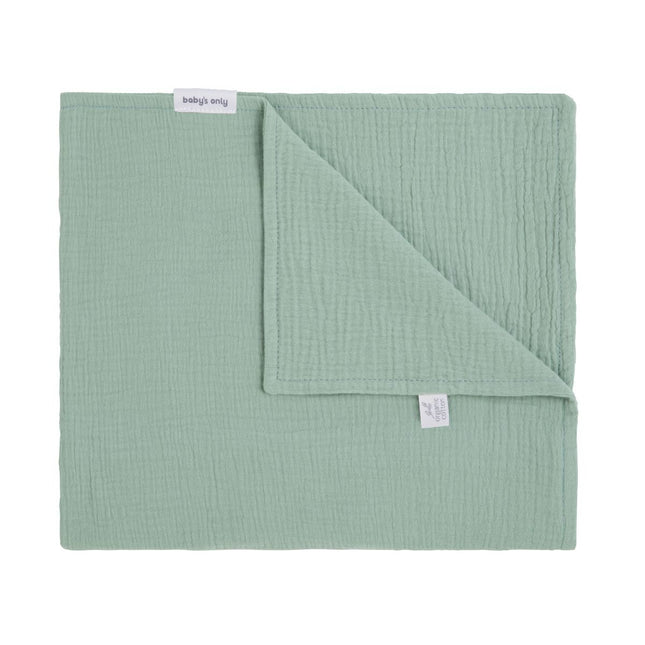 Manta de cuna Baby's Only Verde Piedra Fresca 70x95cm