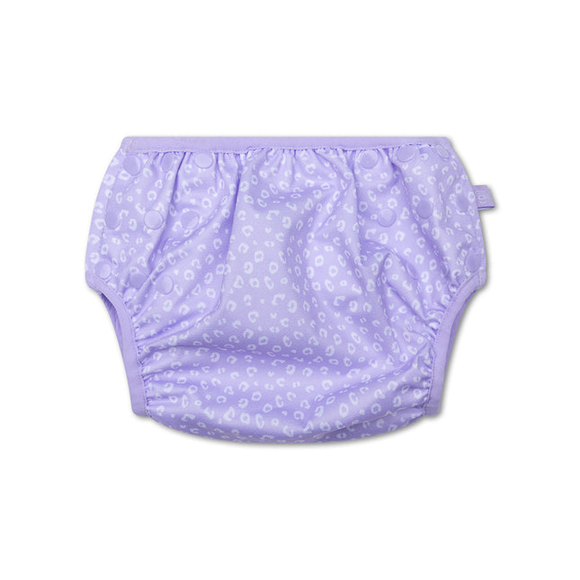 Pañal de natación Swim Essentials Lavable Lila Leopardo