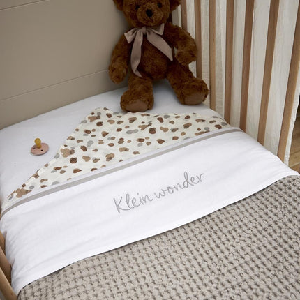 Meyco Manta para colecho Baby Waffle Teddy Beige 100x150cm