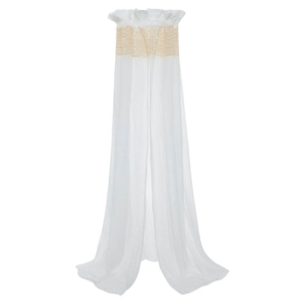 Somier Jollein Veil Vintage Boho Encaje Marfil