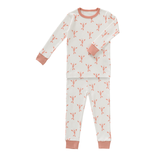 Pijama para bebé Fresk Coral langosta 2 piezas