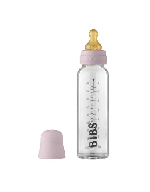 BIBS Biberón de vidrio 225 ml Lila oscuro