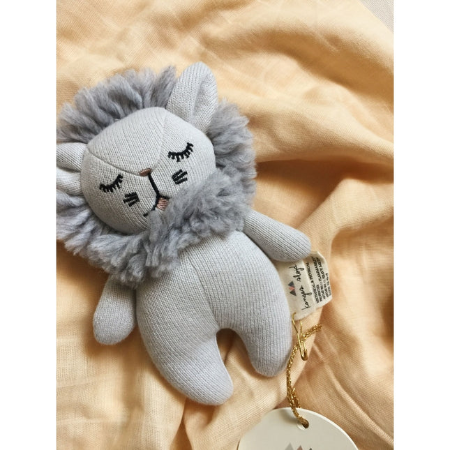 Konges Slojd Peluche León Gris 16cm