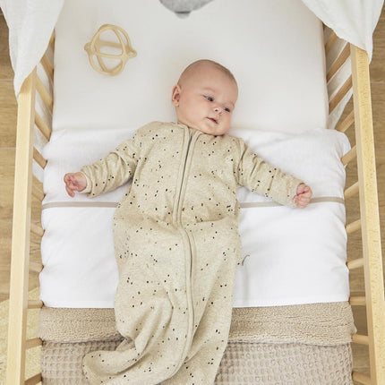 Saco de Dormir Meyco Baby Rib Mini Spot Sand Melange