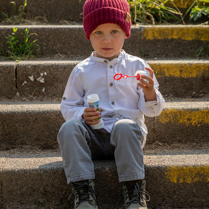 Gorro de invierno Baby Dutch Burdeos