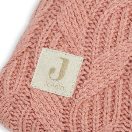 Funda cambiador Jollein Spring Knit Rosewood 75x85cm