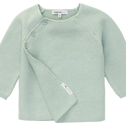 Noppies Baby Cardigan Pino Grey Mint Melange