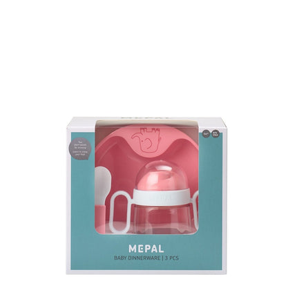 Mepal Vajilla Infantil Mio 3 piezas Rosa Profundo