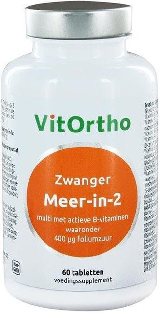 Vitortho Embarazo Vitaminas Ácido fólico 60 uds.