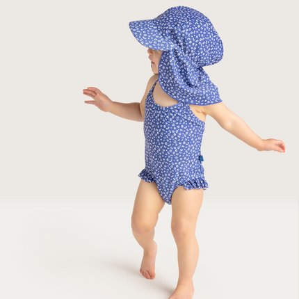 Traje de baño Essentials Niño Azul Leopardo