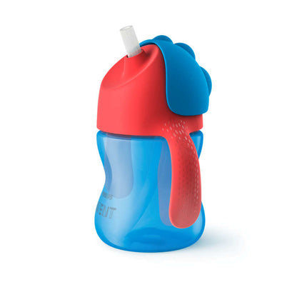 Philips Avent Vaso con pajita 200 ml 9m+ Azul