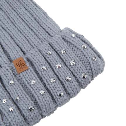 Gorro para bebé Baby Dutch Glitter Gris