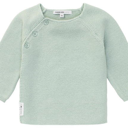 Noppies Baby Cardigan Pino Grey Mint Melange